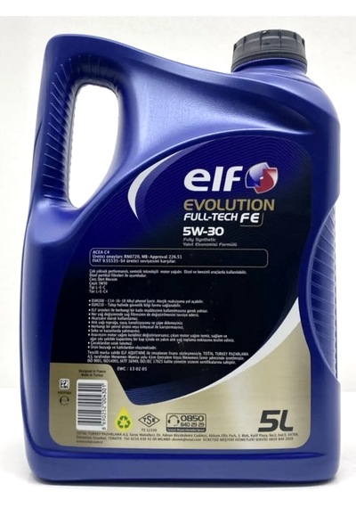 Elf Evolution Full-Tech Fe 5W-30 DPF Partiküllü Motor Yağı 5 L + Organik Antifriz 1.5 L + Cam Suyu