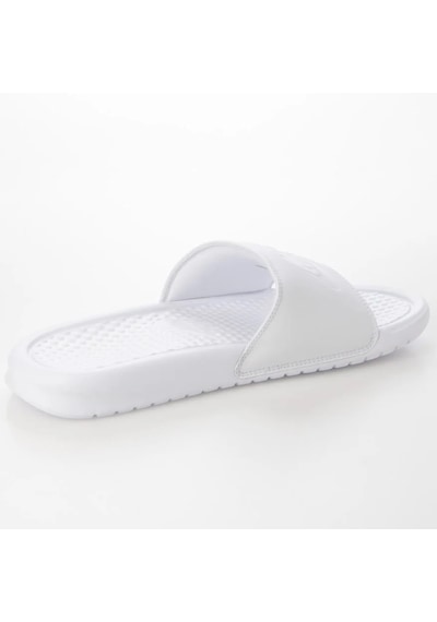 Nike Benassi Just Do It Beyaz Kadın Terlik Beyaz