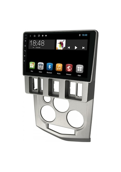 Dacia Logan Araç Multimedya Android Ekran Carplay Navigasyon Double Teyp 2+32 9" 04-09 Silver Blueway