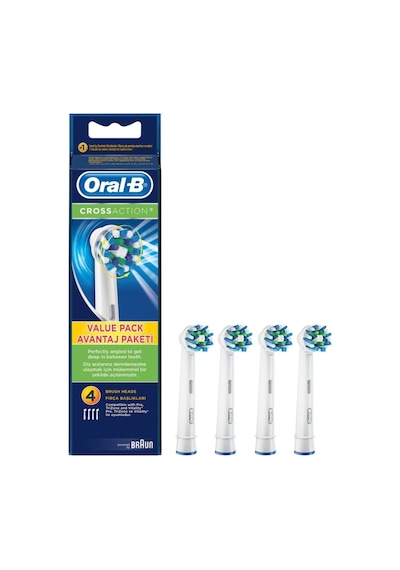 Oral-B Cross Action Diş Fırçası Yedek Başlığı 4'lü