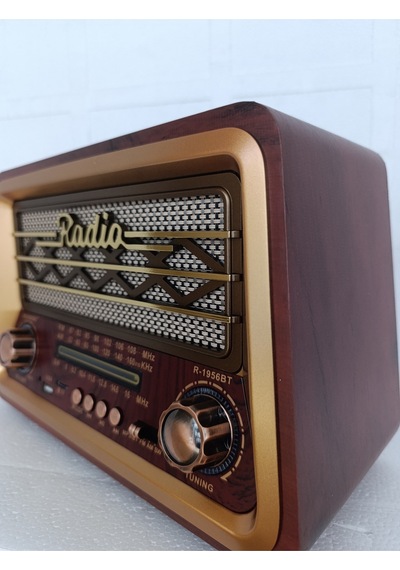Bluetooth Hoparlör Fm Radyo Usb Tf Aux Ses Bombası Müzik Çalar Mp3 Çalar - Kırmızı- Tek Ebat