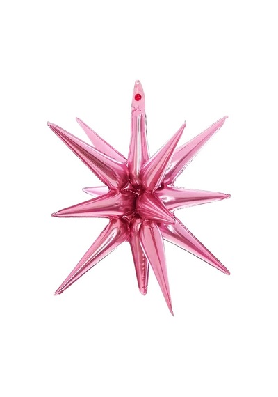 Beysüs Pembe Starburst Kutup Yıldızı Folyo Balon PEMBE