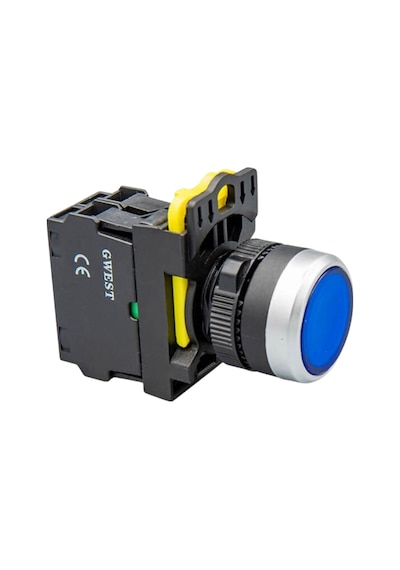 Gwest A5 - 21 22mm Yaylı Buton 1no Mavi 10 Adet
