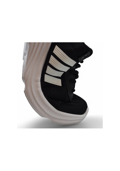 Papatay 4310-1 Tam Ortopedik Taban Unisex Spor Ayakkabı Yazlık Hafif Eva Taban Günlük Spor Ayakkabı SİYAH-BEYAZ