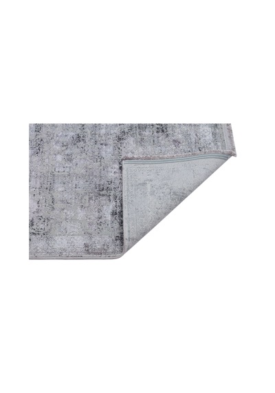 Dark Grey Overdyed Yumuşak İpeksi Tuşeli Halı