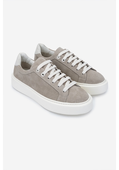 Valmenti Kadın Bej Süet Sneakers & Spor Ayakkabı 1050 01 Bn Ayk Sk24-25 Bej Suet Bej