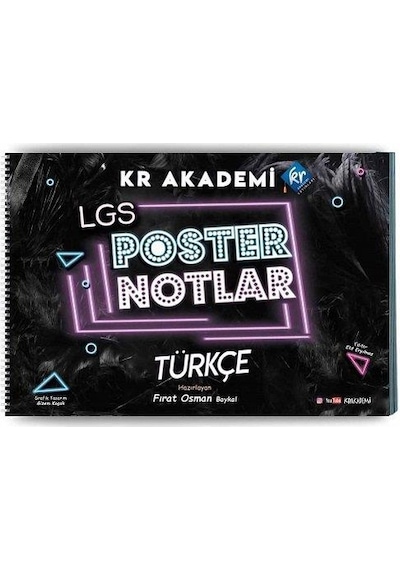 LGS Türkçe Poster Notlar- KR Akademi