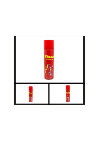 Uyguna-yakala Flash 5 Adet 270 Ml. Çakmak Gazı Tüpü-ykt.188 Çok Renkli