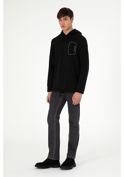 U.s. Polo Assn. Erkek Siyah Sweatshirt 50293310-vr046 Siyah