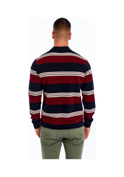 AR-MA Arma Erkek Ribanalı Regular Fit Çizgili %95 Pamuk %5 Elastane Ringel Pike Kumaş Polo Yaka Düğmeli Sweatshirt K30554953102 Lacivert AR-MA Arma Erkek Ribanalı Regular Fit Çizgili %95 Pamuk %5 Elastane Ringel Pike Kumaş Polo Yaka Düğmeli Sweatshirt K30554953102 Lacivert