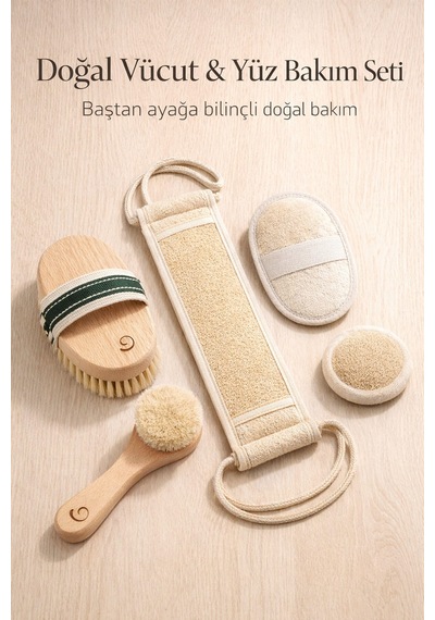 Premium Doğal Bakım Ve Yenileyici Spa Seti 5 Li Tam Bakım Paketi