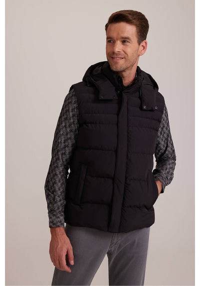 Ysf Erkek Siyah Regular Fit Yelek