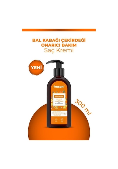 Tresan Bal Kabağı Çekirdeği Onarıcı Sülfatsız Saç Bakım Kremi 300 Ml