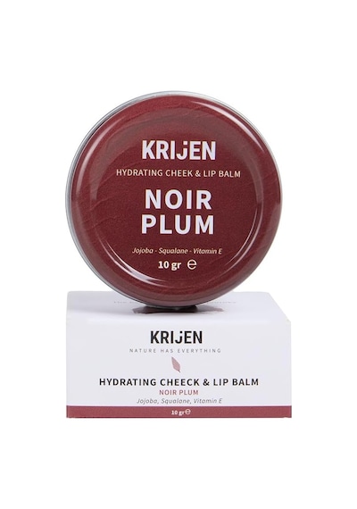 Noir Plum Mürdüm Renkli Dudak & Yanak Balmı Bitkisel Krem Allık&ruj&far