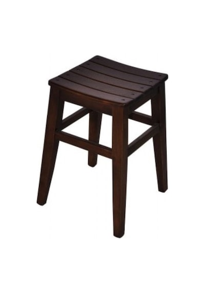 Ahşap Tabure 40 Cm. Gürgen Ağacından Cilalı 1.Kalite