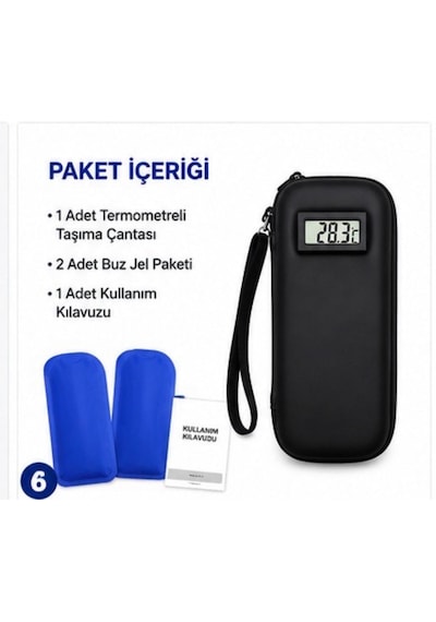 Mirmed İnsülin Taşıma Çantası Mavi