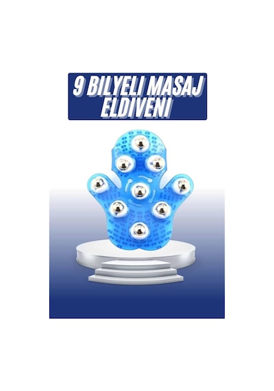 Gld-spt- Masaj Aleti El Şeklinde Omuz Bacak Bilyeli Masaj Eldiveni El Şekilli Çok Renkli