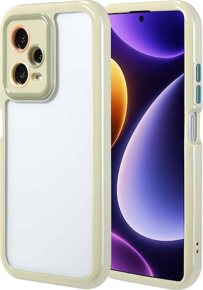 Xiaomi Redmi Note 12 Pro Plus 5g Kılıf Kamera Korumalı Renkli Kenar Ve Çerçeve Tasarımlı Zore Vitamin Kapak Yeşil