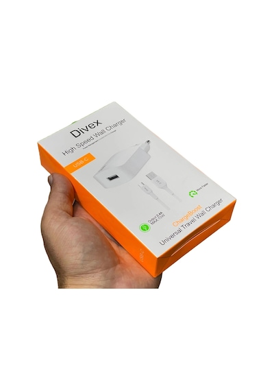 Divex Type-c Usb Kablo - Adaptör 2.4a Ev Tipi Şarj Aleti Ds-202