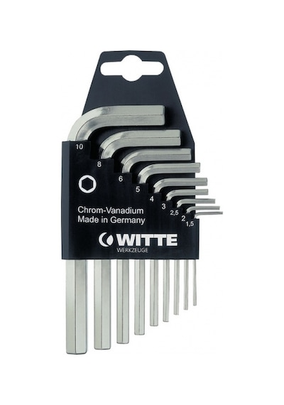 Alman Witte Allen Anahtar Takımı 9 Parça 1 5-10 Mm Alyan Seti