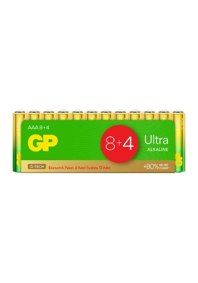 Gp 24au-s12 G-tech Lr3 Ultra Alkalin Aaa İnce Kalem Pil 12'li Paket