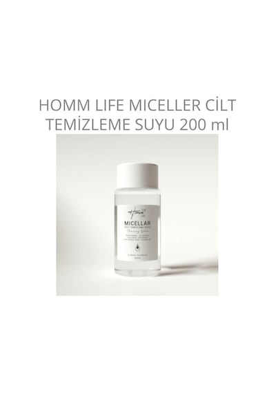 Homm Life Micellar Cilt Temizleme Suyu 200 ML