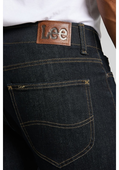 Lee Slim Fit Dar Kesim Normal Bel Extreme Motion Erkek Siyah Jean Denim Kot Pantolon L72ASO36 Koyu Mavi