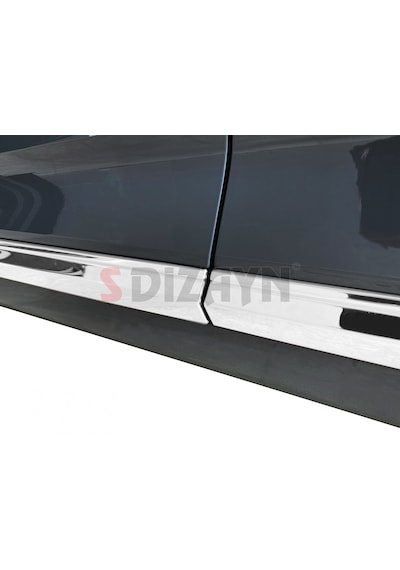 S-Dizayn Renault Clio 5 Krom Yan Kapı Çıtası 4 Prç. 2019 ve   Üzeri
