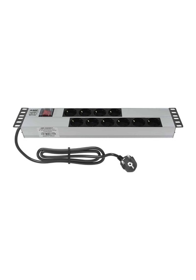 Amp Connect 19" 2u 10'lu Schuko Anahtarlı Kabinet Grup Prizi Pdu -16a