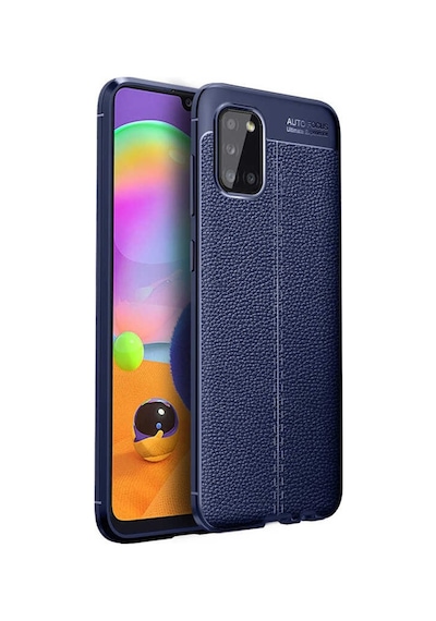 Samsung Uyumlu Galaxy A31 Kılıf Zore Niss Silikon Kapak-Lacivert