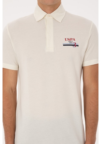 U.S. Polo Assn. U.s. Polo Assn. Erkek Krem Tişört 50324803-vr071