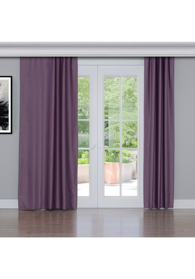 Fabric Blackout Lila Karartma Özellikli Fon Perde 100 X 270 Sku: Zeusb0fh31m98m A Antrasit