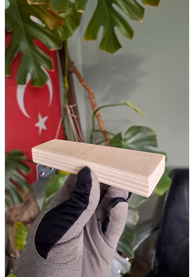 Vixpet Skynest Ahşap Güvercin Tüneği 14 cm 20 Adet Bekar Tüneği | Ahşap Tünek | Dinlenme Tüneği