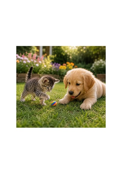 3lü Kedi Köpek Çiğneme Oyun Topu 6,5 Cm