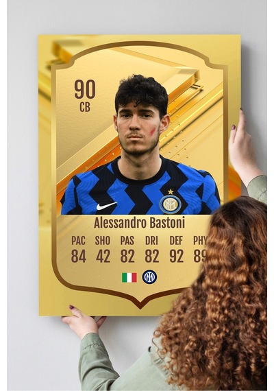 Futbolcu Fut Card Mdf Tablo Serisi Seti Çok Renkli - 713606128 Çok Renkli
