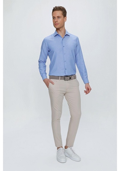 Efor P 1077 Slim Fit Bej Spor Pantolon Bej