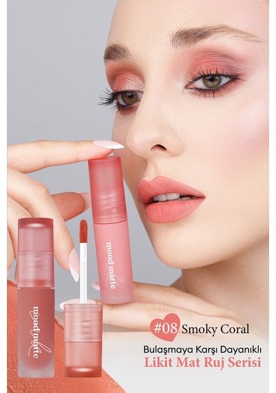 Peripera Ink Mood Matte Tint 08 Smoky Coral