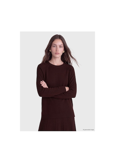 LC Waikiki Alıta Cıty Farkıyla Lcw Modest Bordo Oval Yaka Kadın Triko Kazak Bordo - 931123588 Bordo LC Waikiki Alıta Cıty Farkıyla Lcw Modest Bordo Oval Yaka Kadın Triko Kazak Bordo - 931123588 Bordo