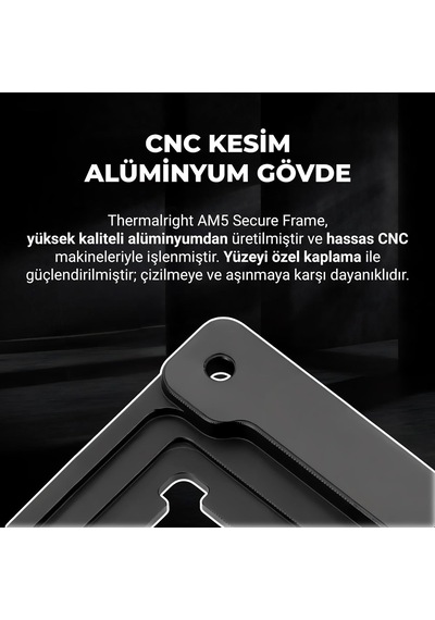 Thermalright Amd Am5 Soket Güçlendirme Montaj Kiti Tf7 Termal Macun Dahil Siyah Asf Am5