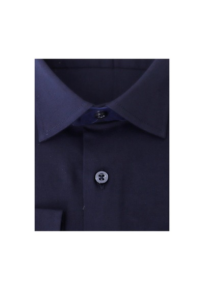 UKİ Uki Açık Lacivert Slim Fit Uzun Kol Gömlek