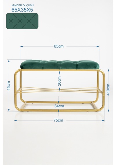 Ayakkabılık Puf Bench Döşemeli Kapı Girişi Puf Kapı Girişi Düzenleyici Düğmeli Tel Raflı Gold Ayakkabılık Puf Bench Döşemeli Kapı Girişi Puf Kapı Girişi Düzenleyici Düğmeli Tel Raflı Gold