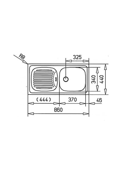 Teka Ebm45 Sol Çelik Eviye