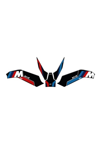 GP Kompozit BMW S 1000 XR 2020-2024 Uyumlu Tank Pad Seti Siyah