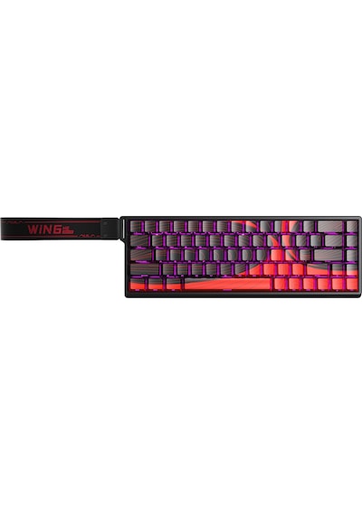 Aula Win68 He Max Manyetik Klavye Rapid Trigger Wing Chun Switch 8000hz Rgb Tkl Hot Swap Oyuncu Klavyesi Kırmızı