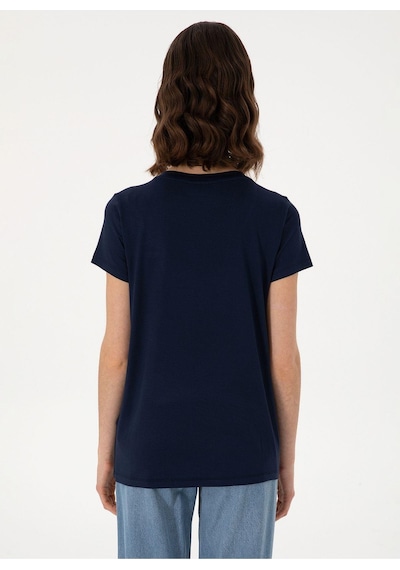 U.s. Polo Assn. Kadın T-shirt G082sz011-000-2075766 Lacivert