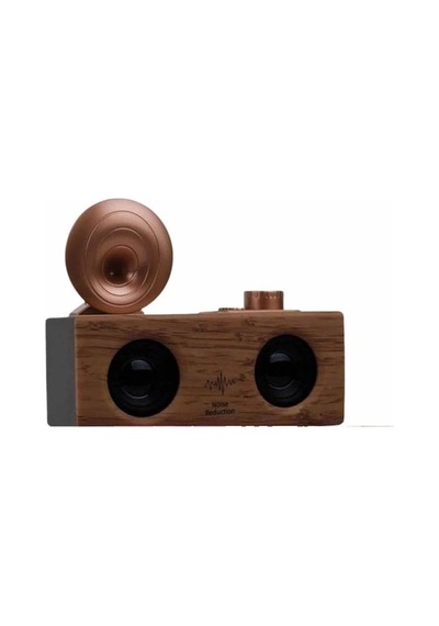 Bluetooth Nostalji Speaker Radyo Gramofon Ahşap Renk Vintage 69218890