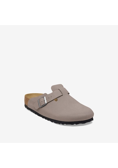 Terlik Kadın 1033135 Birkenstock Boston Bf Nu Grey Taupe Gri