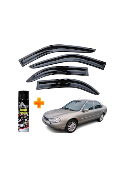 Mondeo Mk2 Mügen Cam Rüzgarlığı 1997-2001 Arası 4 Lü Takım +500ml Lastik Parlatıcı