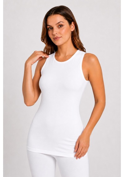 Gd Goldoremi Premium Kadın Büyük Beden Bambu Nefes Alabilen Kumaş Kolsuz Sıfır Kol Body Atlet Beyaz Gd Goldoremi Premium Kadın Büyük Beden Bambu Nefes Alabilen Kumaş Kolsuz Sıfır Kol Body Atlet Beyaz