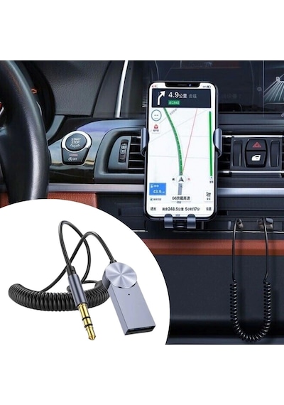 Araba İçin Bluetooth Aux Alıcısı Wireless Araç Kiti